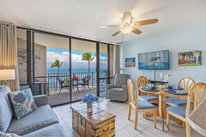 No matter where you sit in the living room you have an oceanfront view!