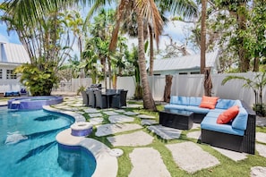 Poolside Lounge Area