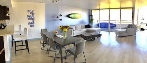 Panorama of living space