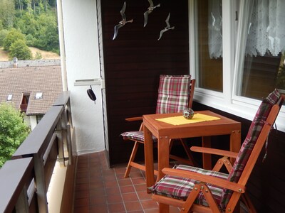 Studio for two with pool in Todtmoos (Black Forest)