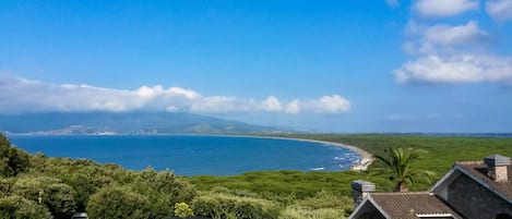 Vue sur la plage/l’océan