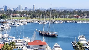 View of Glorietta Bay and Downtown San Diego taken from Unit.
