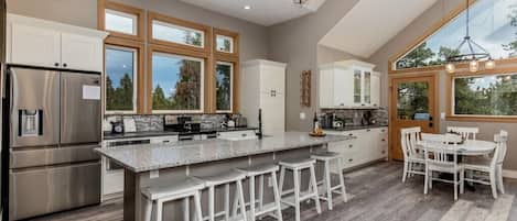 Large Kitchen with new appliances