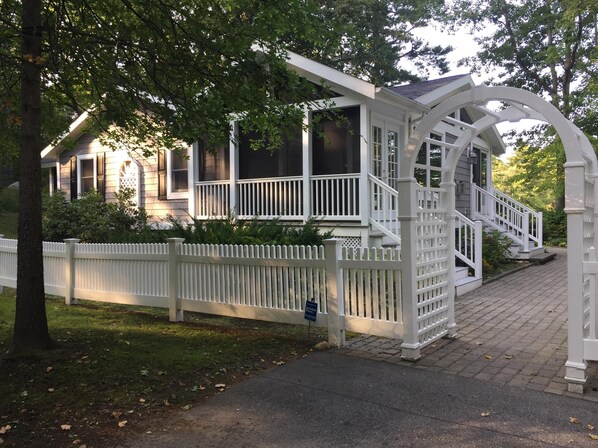 Street/Woods Side of House
