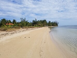 Beach in front of property
