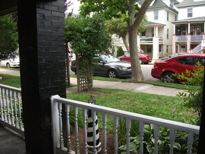 Ground floor garden view. This unit is street level. 