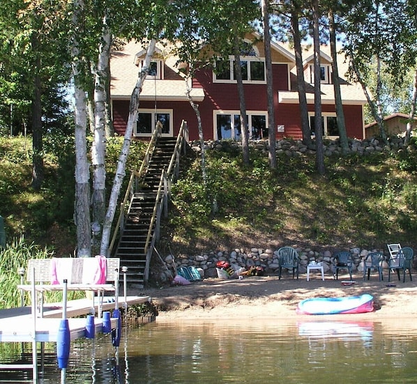 O'brien Lake Front, Sandy bottom beach, Great fishing off dock or fishing boat