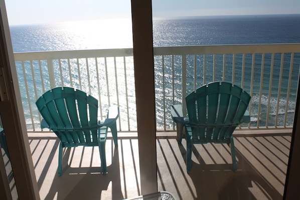 Sit back and relax from your balcony with amazing view of the beach!