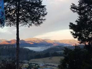 Morning view from the front porch.