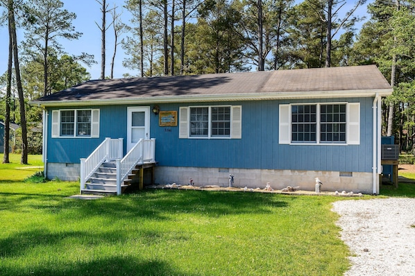 Beautiful Beach Pines is only a short bike ride or stroll to Assateague National Seashore.