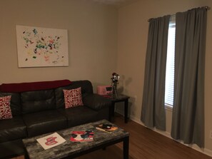 Living Room has lots of space to relax