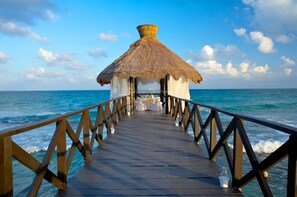 Vue sur la plage/l’océan