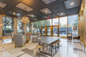 Interior entrance