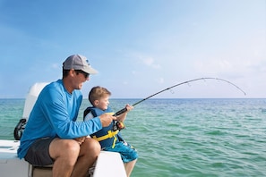 Teach your children to fish for the first time.