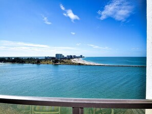 Beautiful view of Sand Key Beach.