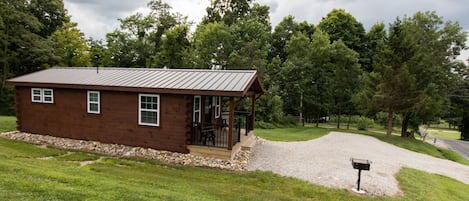 Cabin beside the Township Road.