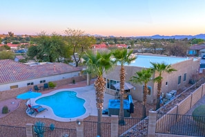 View from desert over all of west Tucson.