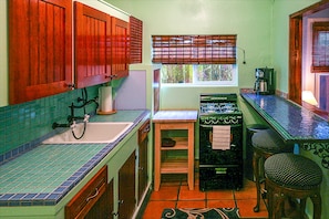 Open, Sunny Kitchen with All New Appliances, Coffee Maker, Blender, Cookware,...