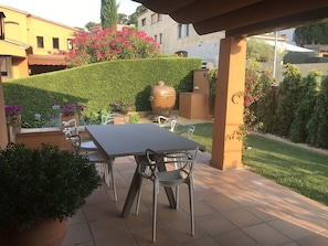 Second outdoor dining area (BBQ is different to the one in the photo).