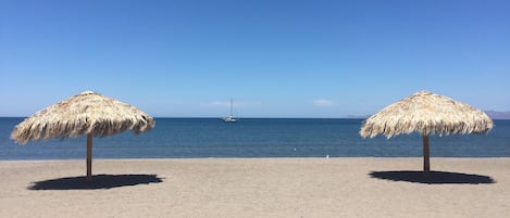 The beach and Sea of Cortez, just steps from the house