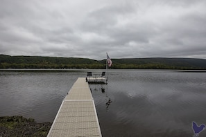 Seasonal dock for fishing and easy access to water sports