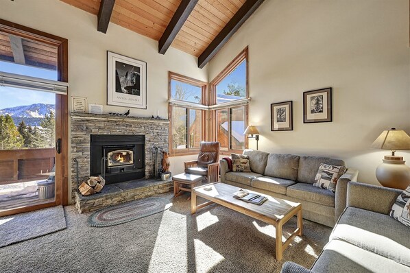 Living Room with Woodburning Stove