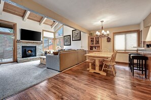 Open floor plan living space