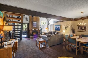 Open floor plan living room