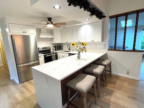 Kitchen-fully stocked