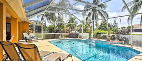 Cape Coral Vacation Rental | 3BR | 2BA | 1,600 Sq Ft | Step-Free Access