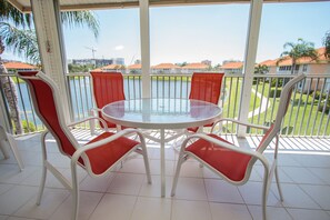 Screened Balcony Overlooking Lake