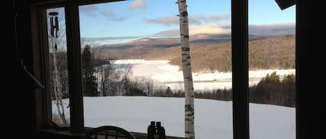 Winter Lake view from dining area