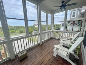 Screened Porch, First Floor