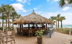 Tiki Bar by the pool
