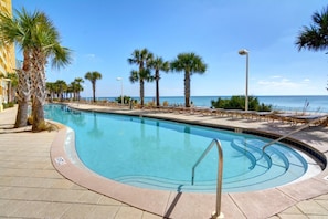 1 of 2 beautiful gulf front pools