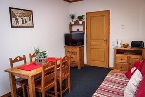 Settle into the dining area and enjoy a nice meal.