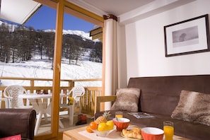Relax and rejuvenate in the cozy living room.