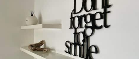 Don´t forget to smile:-)