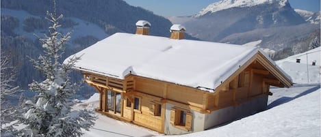 Chalet enneigé 