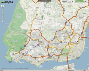 Carte de l’hébergement