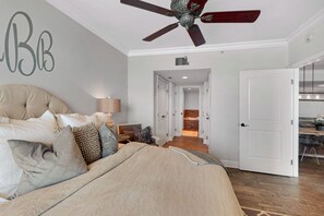 Master bedroom, featuring gulf views and direct access to your private terrace. 