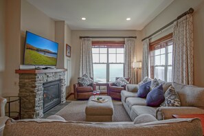 The living room does not have a sleeper sofa.