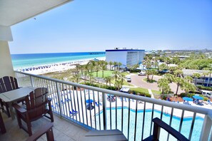 Destin West Gulfside #605: Balcony View