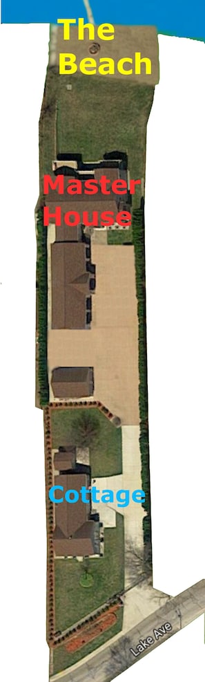 Arial view of Slice of Life Estate