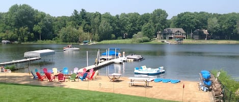 View of the beach!