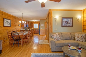 Here is another picture of the open concept main level.