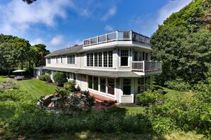 Rear of house with 400+ square foot roof deck