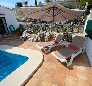 Autour de la piscine