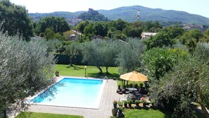 Poolside Area With View of Cimini Mountains