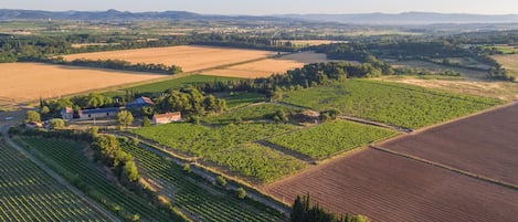 Vue aérienne du domaine de la conseillere